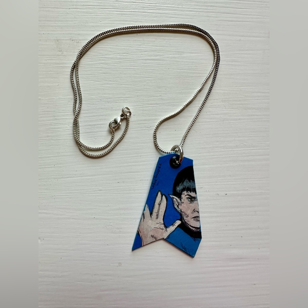 Spock Necklace- Artisan handmade original